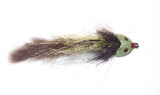 Deep Olive and Brown Sculpin size 1/0